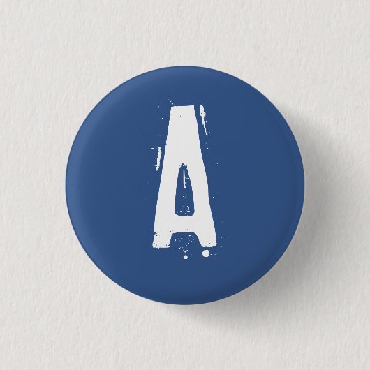 "A" Alphabet Collectible (#2) Button (Vorderseite)