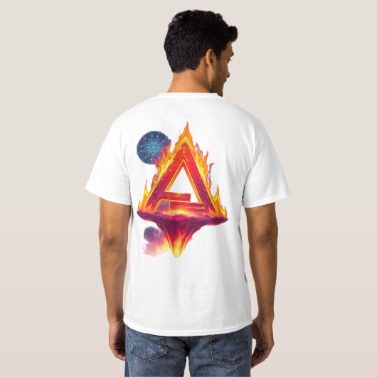 „A – Anfang, Ausdruck, Autorität“ T-Shirt (Schwarz voll)