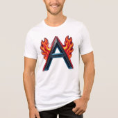 „A – Anfang, Ausdruck, Autorität“ Tri-Blend Shirt (Vorderseite)