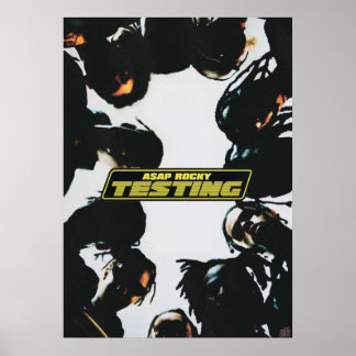 A$AP ROCKY TESTING A3 Größe erweitert Album Poster