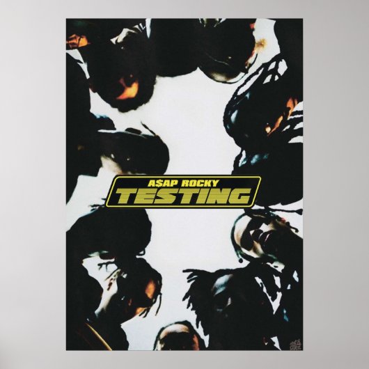 A$AP ROCKY TESTING A3 Größe erweitert Album Poster (Vorne)