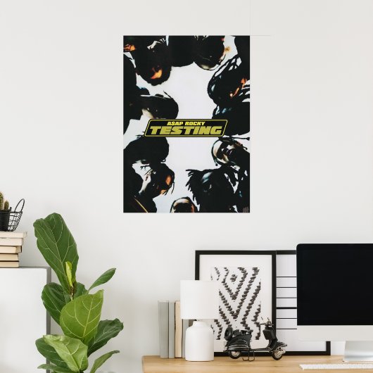 A$AP ROCKY TESTING A3 Größe erweitert Album Poster (Heimbüro)