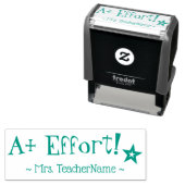 "A+ Aufwand!" Teacher Feedback Rubber Briefmarke Permastempel (Beispiel)