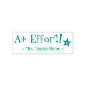 "A+ Aufwand!" Teacher Feedback Rubber Briefmarke Permastempel (Design)