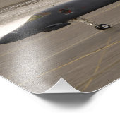 A B-1B Lancer führt eine Touch aus und geht los Fotodruck (Ecke)