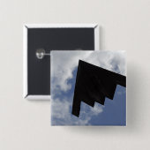 A B-2-Geist im Flug Button (Vorne & Hinten)