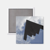 A B-2-Geist im Flug Magnet (Vorderseite/Rückseite)