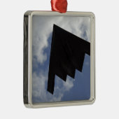 A B-2-Geist im Flug Ornament Aus Metall (Rechts)