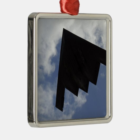 A B-2-Geist im Flug Ornament Aus Metall (Rechts)