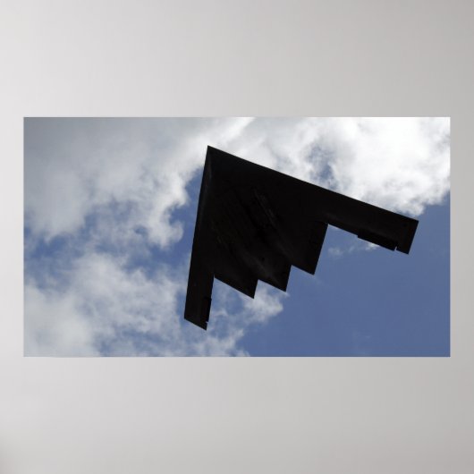 A B-2-Geist im Flug Poster (Vorne)