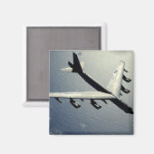 A B-52 Stratofestung im Flug Magnet (Vorderseite/Rückseite)