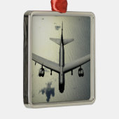 A B-52 Stratofestung in Flug 2 Ornament Aus Metall (Rechts)