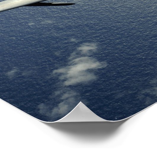 A B-52 Stratofestung in Flug 2 Poster (Ecke)