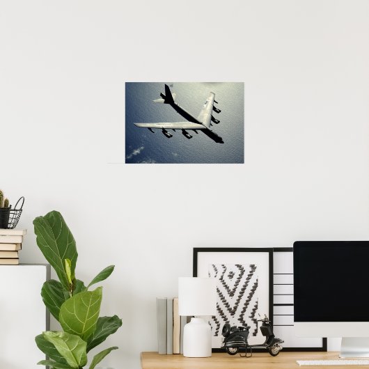 A B-52 Stratofestung in Flug 2 Poster (Heimbüro)