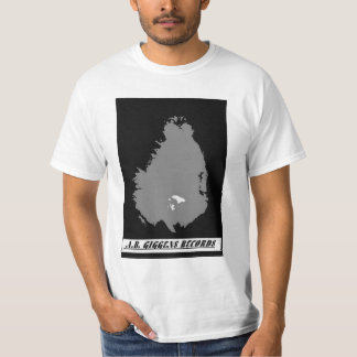 A.B. Giggens Plattenen-großes Logo T-Shirt