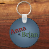 A&B-Logo-Schlüsselanhänger Schlüsselanhänger (Rückseite)
