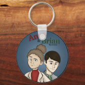 A&B-Logo-Schlüsselanhänger Schlüsselanhänger (Vorderseite)