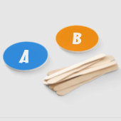 A B Quiz Antwort Paddle Schild Fächer (Non-assembled)