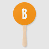 A B Quiz Antwort Paddle Schild Fächer (Rückseite)