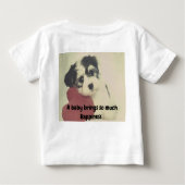 A Baby brings Baby T-shirt (Rückseite)