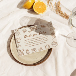 A Baby Is Brewing Baby Shower Books For Baby Card Begleitkarte