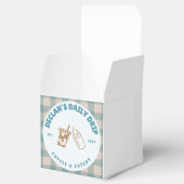 A Baby is Brewing Baby Shower Party Favor Box Geschenkschachtel (Geöffnet)