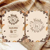 A Baby is Brewing Coffee Baby Shower Einladung