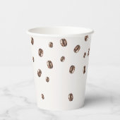 'a Baby is Brewing' Coffee Baby Shower Pappbecher (Rückseite)