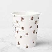 'a Baby is Brewing' Coffee Baby Shower Pappbecher (Links)