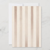 A Baby is Brewing Coffee bow hand drawn Shower Einladung (Rückseite)