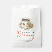 A Baby Is Brewing Coffee Cup Baby Shower Geschenktütchen (Vorderseite)