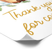 A Baby is Brewing Coffee Danke, dass du gekommen b Poster (Ecke)