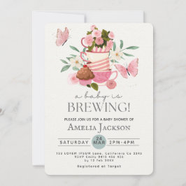 A Baby is brewing gender neutral Baby shower Einladung