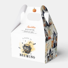 A Baby is Brewing Halloween Cauldron Baby Shower Geschenkschachtel