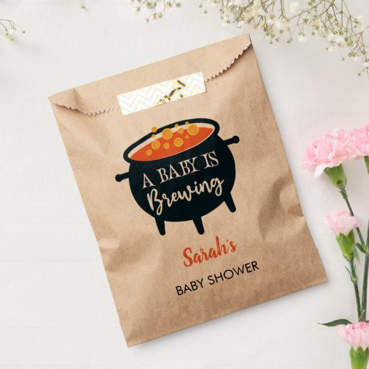 A Baby Is Brewing Halloween Witch Baby Shower Geschenktütchen (Versiegelt)