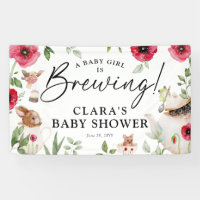 "A Baby is Brewing" Nachmittagstee Babydusche