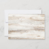 A Baby is Brewing Rustic Diaper Raffle Ticket Card Dankeskarte (Rückseite)