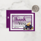 A Baby's Brewing Mitteilungskarte (Vorderseite/Rückseite Beispiel)