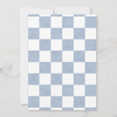 A Babysauraus is on the Way Cute Baby Shower Einladung (Rückseite)