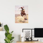 A Bad Hoss Charles Russell Fine Art Poster (Heimbüro)