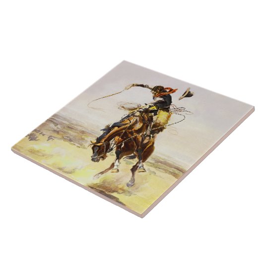 "A Bad Hoss" von Charles M. Russell Fliese (Seite)