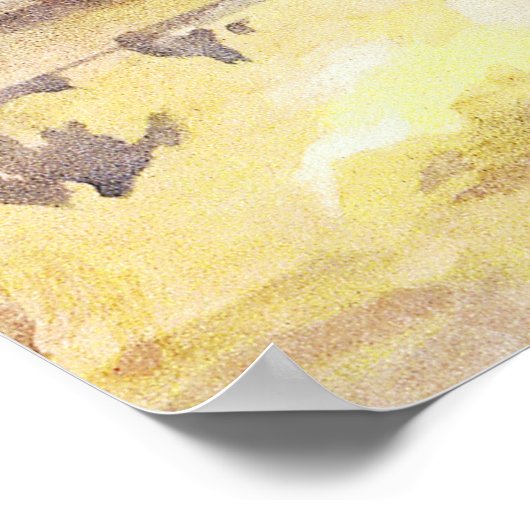 "A Bad Hoss" von Charles M Russell Poster (Ecke)