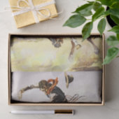 "A Bad Hoss" von Charles M. Russell Seidenpapier (Geschenk)