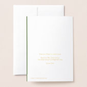 A Baghdadi Hanukkah Lamp Folienkarte (Rückseite mit Umschlag)