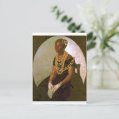 A Baiana Woman Postkarte (Stehend Vorderseite)