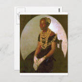 A Baiana Woman Postkarte (Vorne/Hinten)