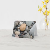 A Beach of Rocks Card Karte (Gelbe Blume)