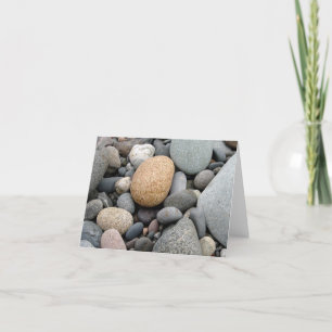 A Beach of Rocks Card Karte
