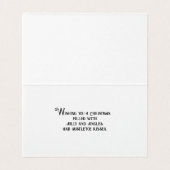 A Beary Merry Christmas (Innenseite Aufgefaltet)