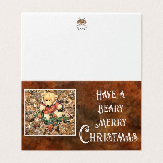 A Beary Merry Christmas (Außenseite Aufgefaltet)